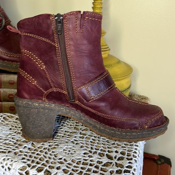 Josef Seibel Leather boots, size 38‎ - Picture 11 of 14